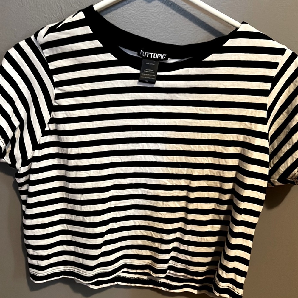 Striped Crop Top